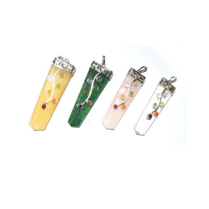 Seven Chakra Mix Gemstones Pendants
