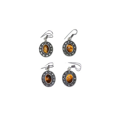 Wholesale Gemstone Tiger Eye Earrings