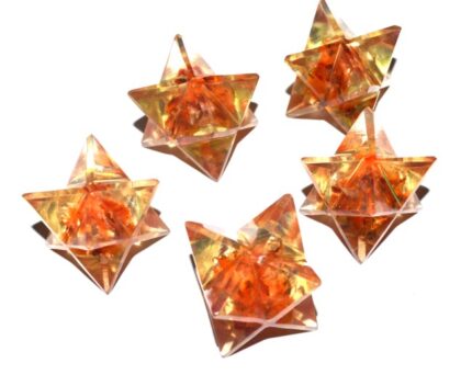 Carnelian Orgone Merkaba Star for EMF Protection