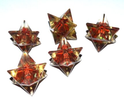 Red Jasper Orgone Merkaba Star for EMF Protection